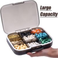 【HOT】 9 Grids Pill Capacity Pills  Weekly Organizer Tablet Medicine Holder Drug Dispenser