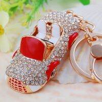 【cw】 Convertible Car Chain Female Rhinestone Pendant Metal Fashion