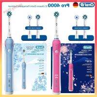 ☫ Hot Sales Oral Pro4000 3D Ultrasonic Electric Toothbrush 4 Cleaning Modes