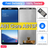 5.3 "ต้นฉบับสำหรับ Samsung Galaxy A01 Core A013F SM-A013F/DS A013G จอแสดงผล LCD แบบสัมผัสหน้าจอพร้อมส่วนอะไหล่กรอบ