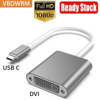 USB-C to DVI Adapter Cable Type-C USB 3.1 to DVI Video Converter for Dell XPS 13 15 Apple Macbook Pro Monitor