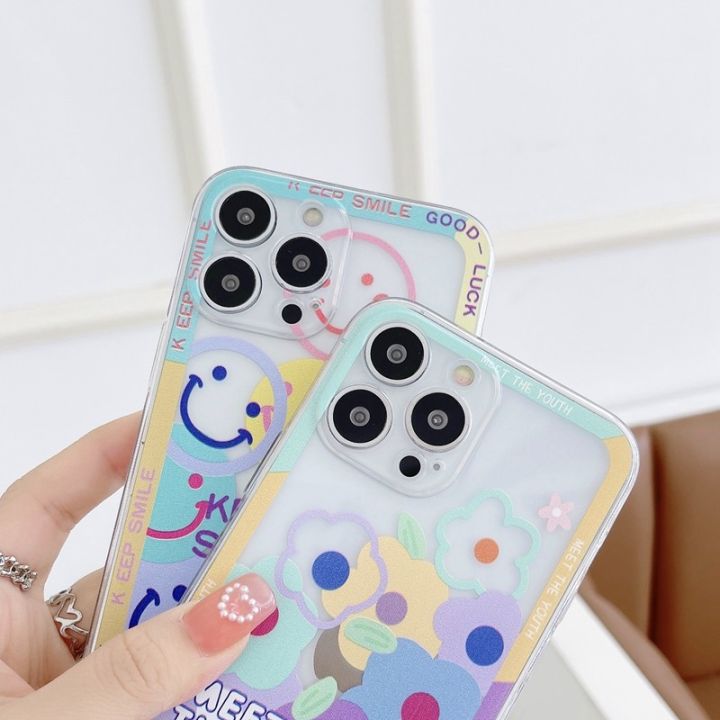 enjoy-electronic-colorful-smiley-flowers-soft-silicon-phone-case-for-xiaomi-mi-12-11t-10t-9t-11-lite-11i-poco-f3-x3-nfc-m3-m4-pro-f3-square-cover