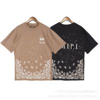 gh versn hip-hop round neck T- high street Vaan cashew y brand s y brand men and women oversize short ses