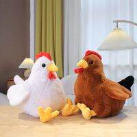 30-40ซม. คาวาอิไก่อ้วน Boneka Mainan ช็อกโกแลตรูปสัตว์จำลองตุ๊กตาผ้ากำมะหยี่ของขวัญนักเรียนประถมสำหรับเด็ก