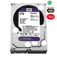 HDD ฮาร์ดดิส PC  3 tb ยี่ห้อ WD  purple  สีม่วง  สำหรับกล้องวงจรปิด  และ  เครื่ิอง คอม PC