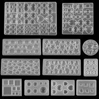 【YF】 do coração Pingente Epoxy Casting Moldes Kits Misto UV Silicone Resina para Fazer Jóias DIY Descobertas Suprimentos 1Pc