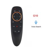 G10 G10S โปรรีโมตคอนโทรลเสียงไจโรสโคปเมาส์อากาศไร้สาย2.4G กล่องสำหรับแอนดอยด์ทีวีการเรียนรู้ IR HK1 H96 X96ได้สูงสุด