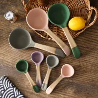 Ceramic Large Soup Spoon Japanese Creative Color Matching Stoneware Rice Spoon Handmade Clay Tableware Home Kitchen Supplies Serving Utensils