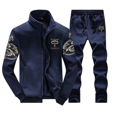 Spring Tracksuits Men Sporting Gyms Mens Set Casual Outfit Sportswear Fitness Mens Clothing Bodybuilding Male Zipper Sweat Suit