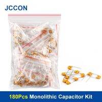 180Pcs Ceramic Capacitor Assorted Kit Multilayer Ceramic Capacitors 50V 20PF-105(1UF) 18Values x 10Pcs=180Pcs