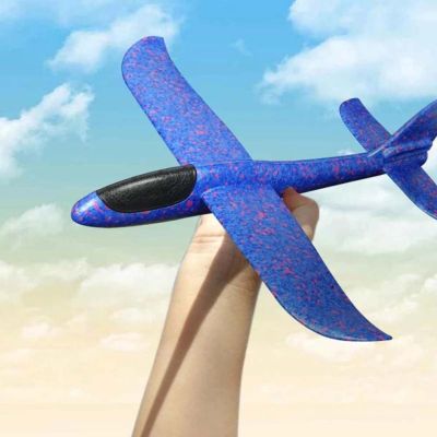ANCHE 37/48CM Verisimilitude Plane Kids Gift Flying Toys Outdoor Launch Avion pp Foam Airplane Foam Aeroplane Hand Throw Airplane Foam Glider Fly Aero