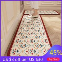 Kitchen Floor Mats Anti Fatigue Printed Kitchen Rugs Non-slip Hallway Long Area Carpets Bedroom Floor Mat Entrance Doormat