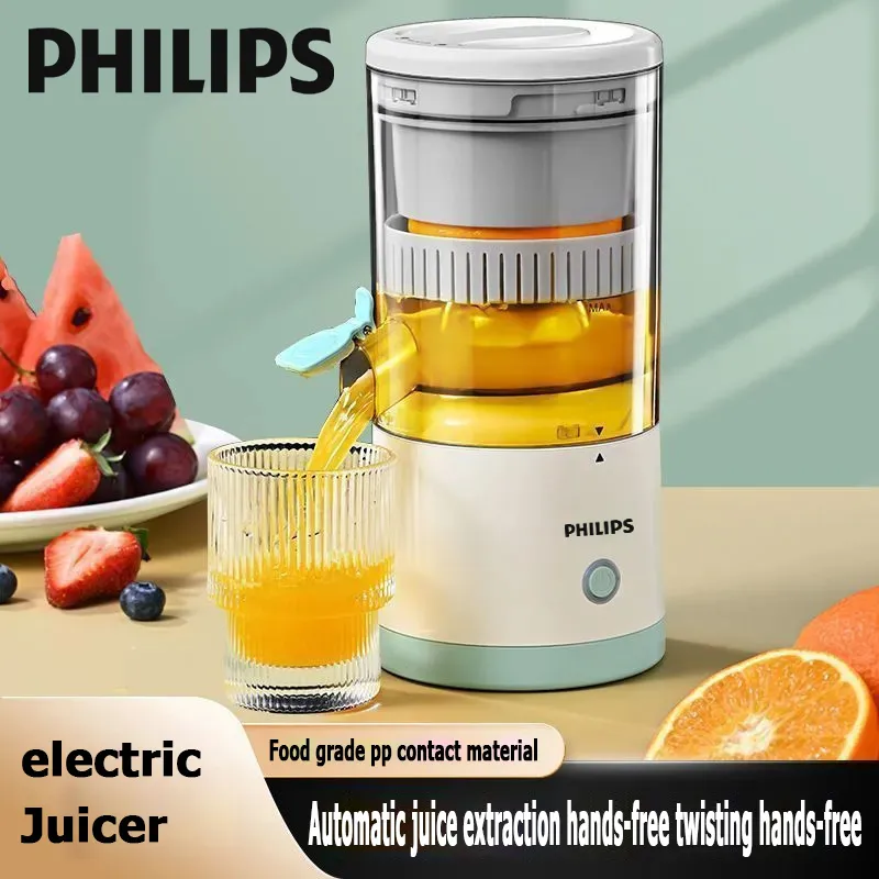 Multifunctional Wireless Electric Juicer Steel Orange Lemon Blender USB  Portable