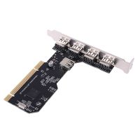 PCI to USB2.0 Expansion Card Desktop PCI to 5 USB2.0 480Mbp HUB NEC Chip Expansion Adapter Card