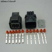 ☂■ shhworldsea 1set 2.2mm 6 Pin PB625-06027 Female And Male Automotive Waterproof Plastic Electronic Housing Connector Plug