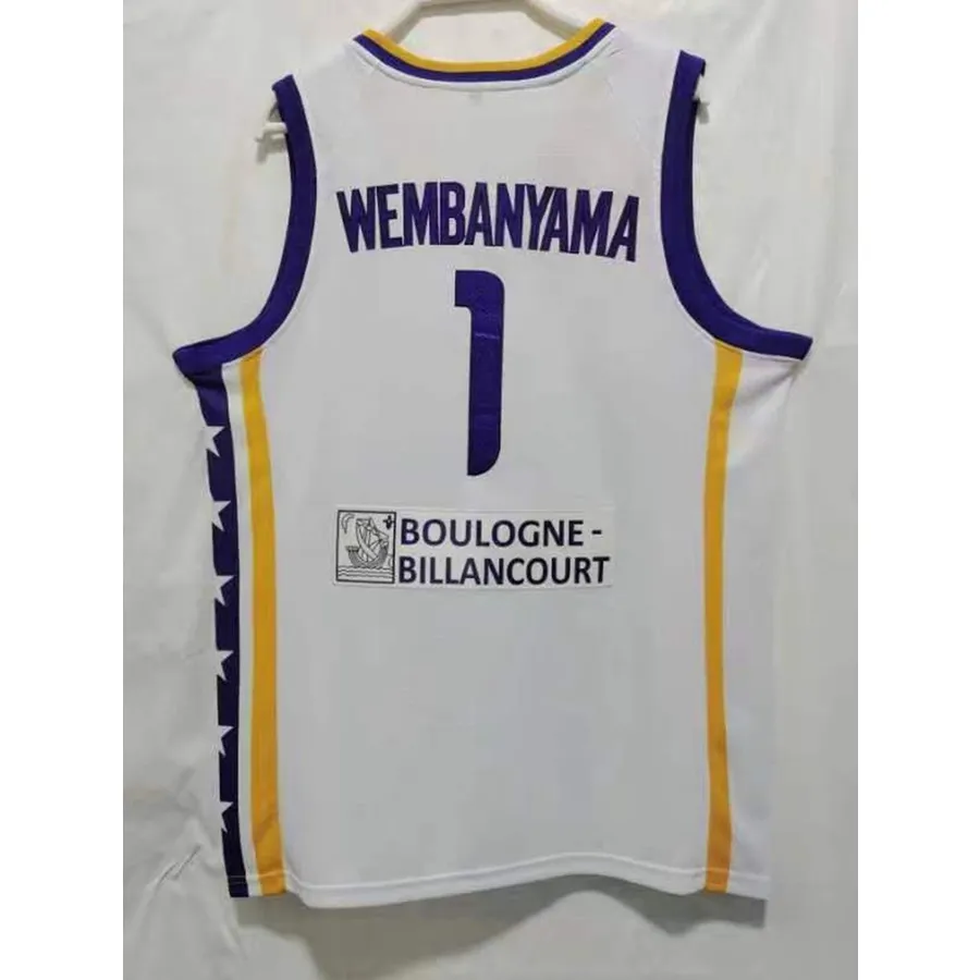 Hot Men's Paris Metropolitan 92 Victor Wembanyama 2023 Basketball Jersey
