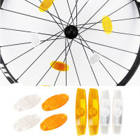 จักรยานเสือหมอบคำเตือน Spoke Safety Reflector Light MTB จักรยานล้อขอบคลิปสะท้อนแสง Reflector Light อุปกรณ์ปั่นจักรยาน