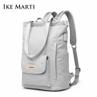 2021IKE MARTI Fashion Backpck Women 2020 School Hand Bag Girl Multifunctional Backpack Waterproof Usb Charging 15.6 Laptop Backpacks