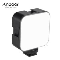 (Bishop Belle) Andoer 5W Mini Led Video Light Photography 6500K Fill-In Lamp Dimmable Xcold Shoe Mount Adapter For Canon Nikon Sony Dslr Camera - Photographic Lighting - AliExpress