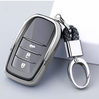 dvfggv High Quality TPU Car Key Case Auto Key Protection Cover For Toyota CROWN Camry COROLLA Keychain Keyring Key Chian Ring