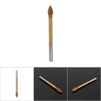 6mm Carbide Drill Bit Set With 4 Cutting Edges Spear Head Tools