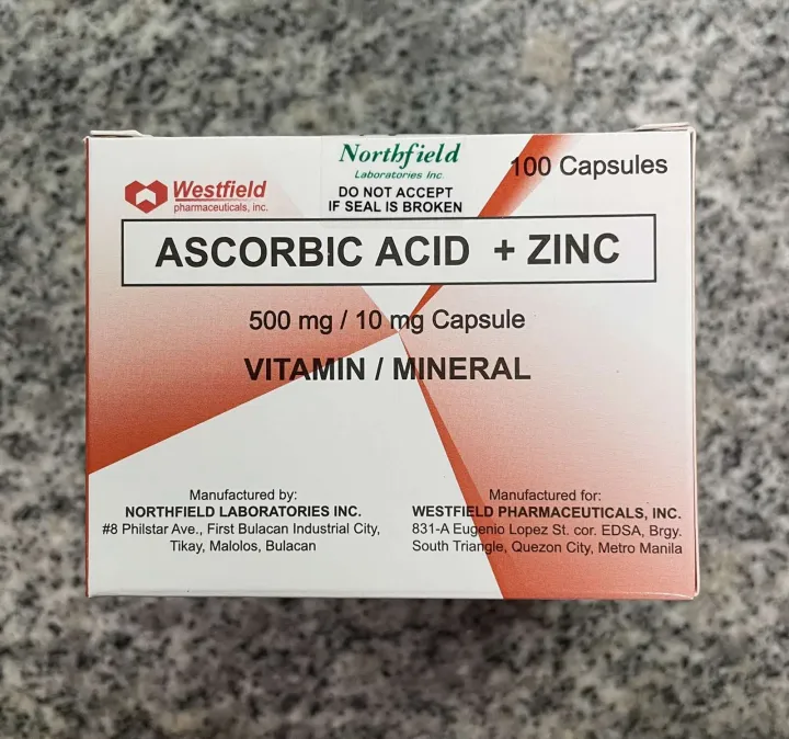 Vitamin C with Zinc Ascorbic Acid as Sodium Ascorbate with Zinc NONACIDIC (NEW PACKAGING