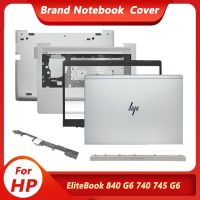 เคสใหม่สำหรับ HP Elitebook 840 G6 740 745ปกหลัง LCD G6/ฝาปิดโน้ตบุค/ที่วางแขน/เคสด้านล่างแล็ปท็อปฝาครอบแบบสัมผัส