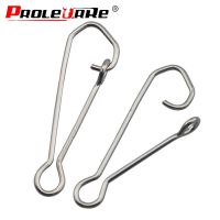 ∋∈ 100pcs/lot Fishing Connector Pin Bearing Rolling Swivel Stainless Steel with Snap Fishhook Lure Tackle Connector Snap Pesca