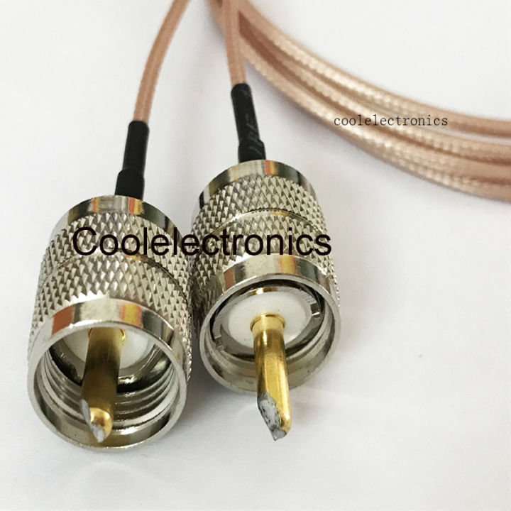 RG316 UHF PL259 Male to UHF male Connector RF Coax Coaxial Pigtail Cable 10/15/20/30/50cm 1/2/3/5/10/15/20m