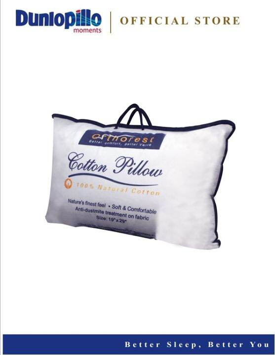 Dunlopillo Cotton Pillow Lazada PH