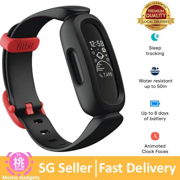 Kids red online fitbit