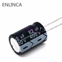 2pcs/lot 400V 82UF high frequency low impedance 400V82UF aluminum electrolytic capacitor size 18*25 20% Electrical Circuitry Parts