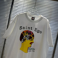 Saint Michael Streetwear เสื้อยืดผ้าฝ้าย100 พิมพ์ลายกราฟิกคุณภาพดีที่สุดสไตล์วินเทจสำหรับผู้ชายและผู้หญิง