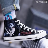 COD DSFGERERERER Mens Canvas Shoes Naruto Shoes Anime Canvas Shoes Uchiha Itachi Canvas Shoes Fashion All-match Casual Shoes Unisex Shoes Couple Shoes