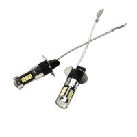 2pcs Car H 3 LED Fog Lights High Power Long Lifespan Lamps Conversion Bulbs Kit Super Bright Canbus 6000K White Lamps Bulbs  LEDs  HIDs