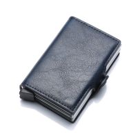 COYEN RFID Pop Up บัตรเครดิตกระเป๋าเก็บบัตรกระเป๋าสตางค์ Multi-Slot ความปลอดภัย Blocking Card Case