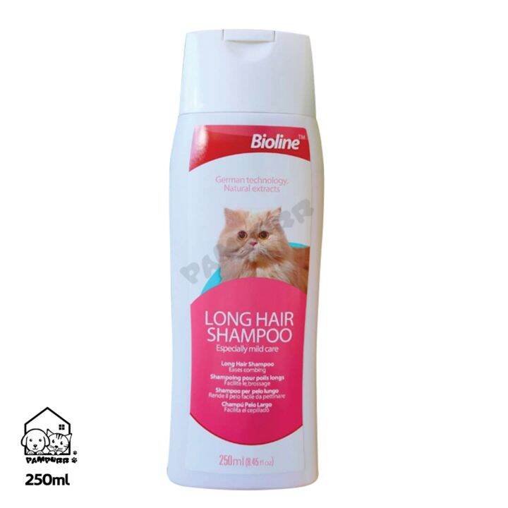 [Clear Stocks] Bioline Long Hair Cat Shampoo 250ml Exp 24/03/2024 Lazada