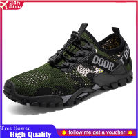 Aqua Shoes Men Slip On Upstream Shoes Quick Dry Wading Sneakers Water Hiking Breathable Beach Surfing Shoes Swimming Slippers