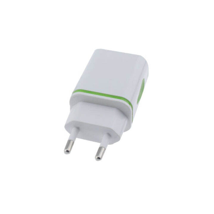 uni-อะแดปเตอร์ไฟ2a-5v-แบบสองพอร์ต-usb-ที่ชาร์จไฟ-led-แบบหยดน้ำสามารถใช้ได้กับโทรศัพท์ปลั๊กแบบยุโรป