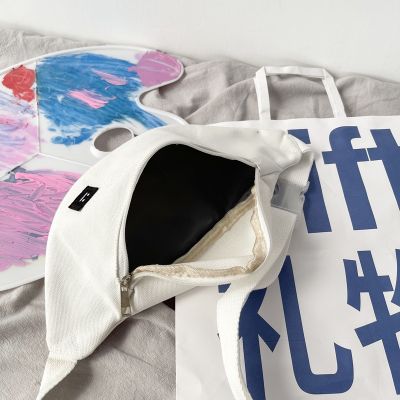 Canvas bag mens and womens bag 2021 new trendy Korean version fashion Versatile Single Shoulder Bag Messenger Bag ins broadband chest bag