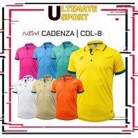 ใหม่!! เสื้อโปโลผู้ชาย CADENZA (คาเดนซ่า) รุ่น CDL-8 MEN ผ้า Micro polyester 100% ใส่บาย สีเหลือง/ฟ้า/ชมพู/ส้ม/ขาว/เขียว/ครีม