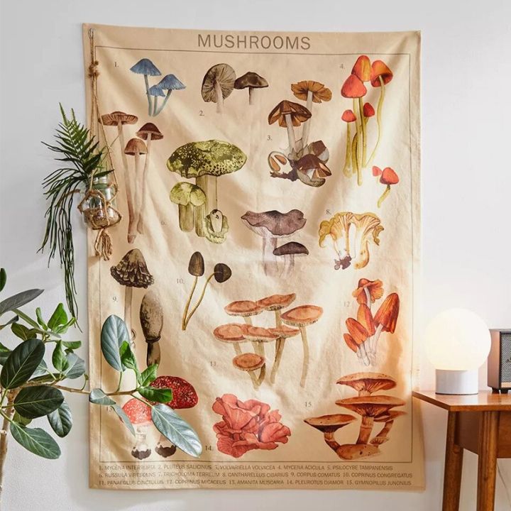 amanite-mushroom-tapestry-divination-psychic-wall-hanging-hippie-boho-cute-room-decoration-tapestries-psychedelic-home-decor-tapestries-hangings