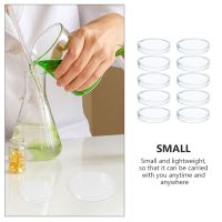 、’】【‘ 10 Pcs Disposable Petri Dish Agar Plates Sterile Dishes Round Mushrooms Plastic Culture Laboratory Holder