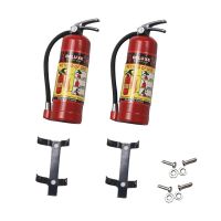 2Pcs Simulation Mini Fire Extinguisher for 1/10 RC Crawler Car Axial SCX10 Traxxas TRX4 RC4WD D90 Decoration Parts