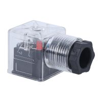 5Pcs Solenoid Coil Plug Hydraulic Valve Transparent Voltage Universal Accessories DC24 Solenoid Valve Plug