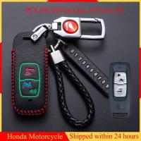 Honda PCX 160 ADV 160 Vario 160 Click 160 REMOTE Key Leather Case COVER keychain Key Case