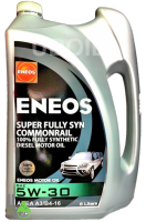 น้ำมันเครื่อง ดีเซล 5W30 ENEOS SUPER FULLY SYN 5W-30  สังเคราะห์แท้ 100% เอเนออส ซุปเปอร์ น้ำมันเครื่องยนต์ดีเซล +เสื้อยืด