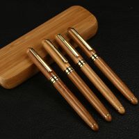 New creative bamboo gift signature  pen high-end office Bamboo pen bamboo treasure pen school supplies stationery pens Pens