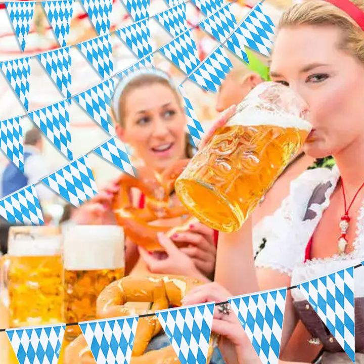 การตกแต่ง-oktoberfest-ธงบาวาเรียแบนเนอร์ต้อนรับสำหรับธีมเยอรมันปาร์ตี้พวงมาลัยธงงานเลี้ยงชาวเยอรมันในรัฐบาวาเรียธง32-8แบนเนอร์-hcz37103