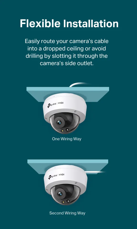 VIGI C240, VIGI 4MP Full-Color Dome Network Camera